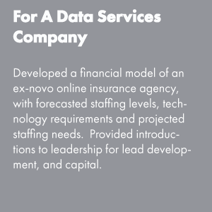 For a Data Services Company